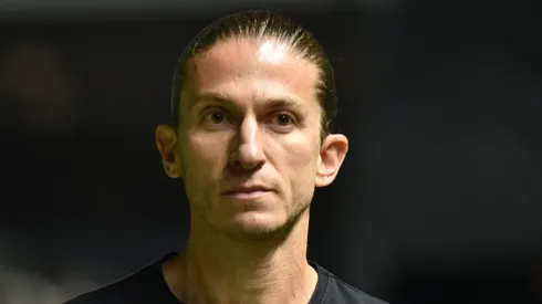 Filipe Luis, técnico do Flamengo durante partida do Campeonato Brasileiro.