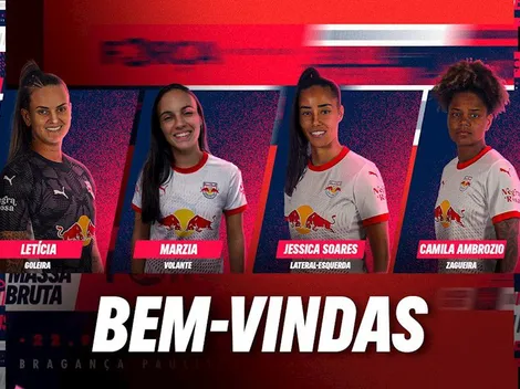 Bragantino feminino anuncia Letícia, Jéssica, Camila e Marzia para 2026