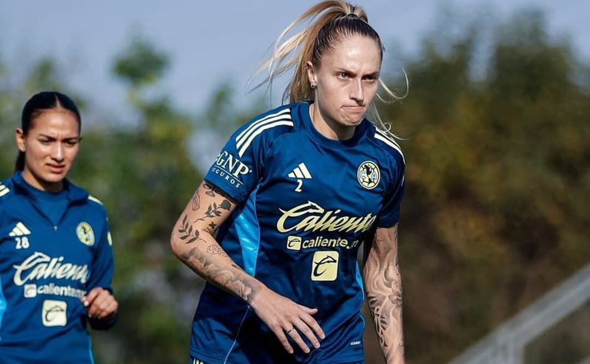 América-MEX atualiza quadro de Isa Haas após fratura no nariz em partida pelo Clausura