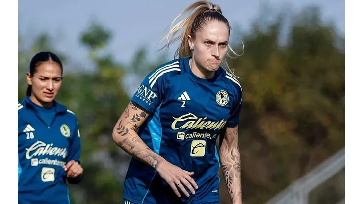 Isa Haas, zagueira do América-MEX. Foto: Divulgação/América