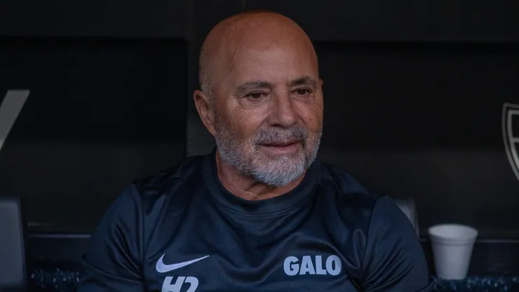 Sampaoli durante o 1° jogo de 2026