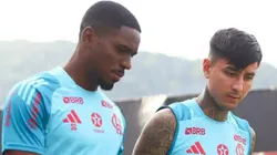 Evertton Araújo (à direita) é uma das opções do Flamengo para oferecer a ingleses na negociação por Paquetá - Foto: Gilvan de Souza/CRF