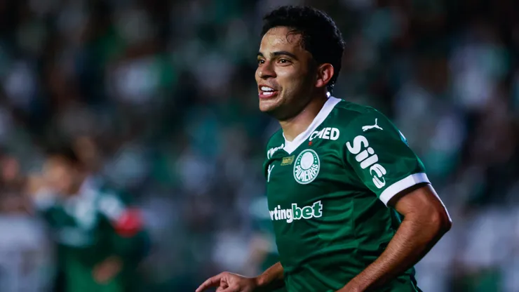 Bruno Rodrigues jogador do Palmeiras comemora seu gol. Foto: Luiz Erbes/AGIF
