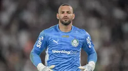 RJ - RIO DE JANEIRO - 23/07/2025 - BRASILEIRO A 2025, FLUMINENSE X PALMEIRAS - Weverton goleiro do Palmeiras durante partida contra o Fluminense no estadio Maracana pelo campeonato Brasileiro A 2025. Foto: Thiago Ribeiro/AGIF