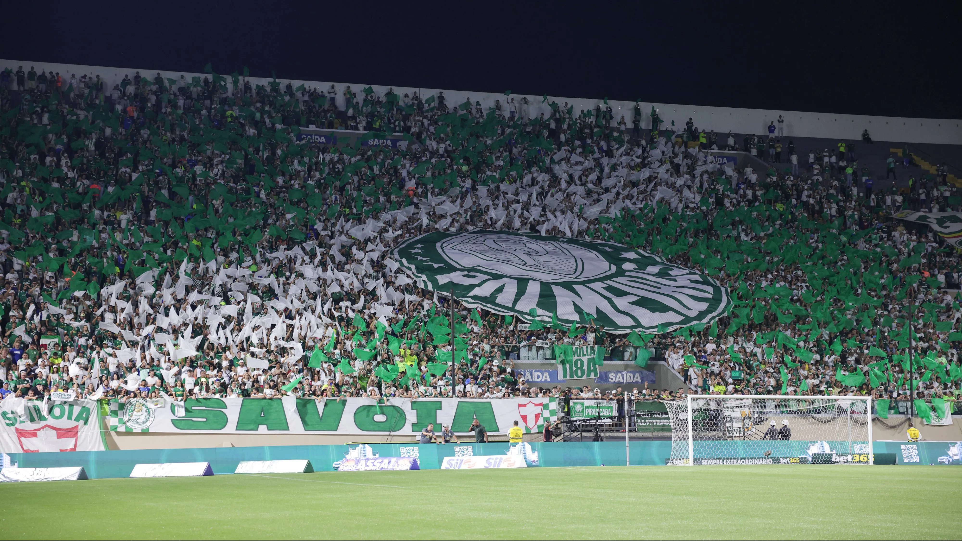 Torcida do Palmeiras na Arena Barueri. Foto: Ettore Chiereguini/AGIF