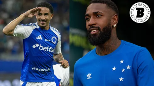 Christian e Gerson são opções do Cruzeiro no meio-campo – Foto: Fernando Moreno/AGIF e Alessandra Torres/AGIF