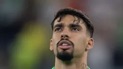 Lucas Paquetá em campo pela Seleção Brasileira.