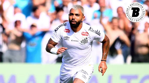 Gabigol está próximo de marca histórica pelo Santos. Foto: Mauricio De Souza/AGIF