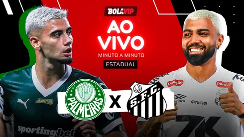 Palmeiras x Santos é transmitido ao vivo pelo Bolavip Brasil. Fotos: Ettore Chiereguini e Mauricio de Douza (AGIF)