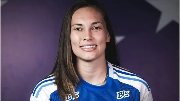 Cláudia no Cruzeiro. Foto: Gustavo Martins/Cruzeiro