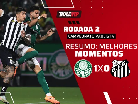 Palmeiras vence Santos com gol de Allan pelo Campeonato Paulista