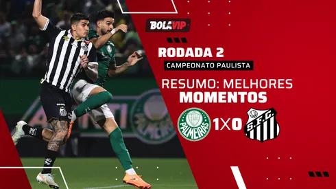 Palmeiras 1 x 0 Santos. Foto: Ettore Chiereguini/AGIF
