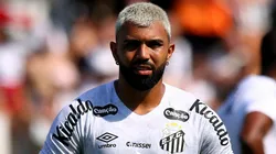 Gabigol entrou apenas no segundo tempo no clássico contra o Palmeiras