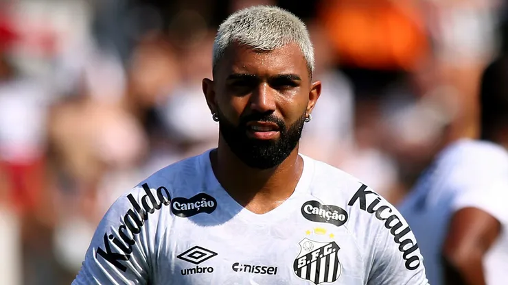 Gabigol entrou apenas no segundo tempo no clássico contra o Palmeiras