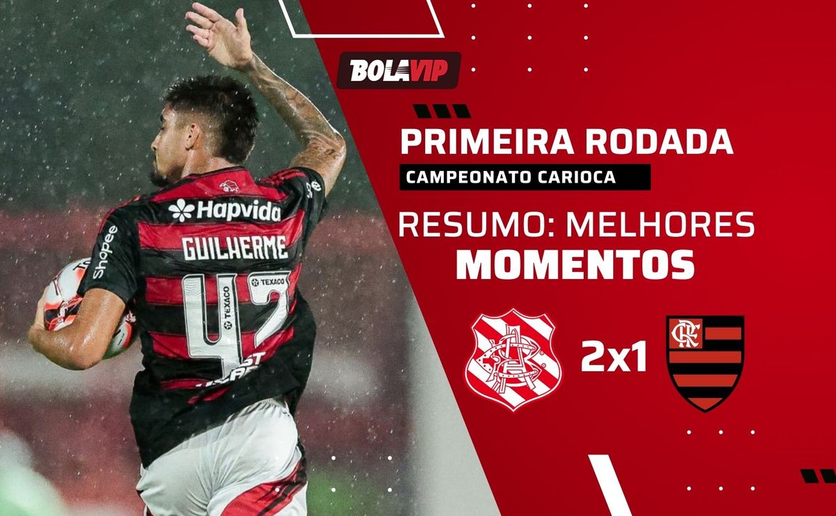 Bangu 2 x 1 Flamengo: resumo completo da derrota dos Garotos do Ninho pelo Cariocão 2026