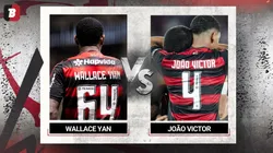 Flamengo perdeu esta noite para o Bangu pelo Carioca. Vote: quem foi o pior em campo? - Fotos: Mateus Dutra/AGIF e Gilvan de Souza/CRF