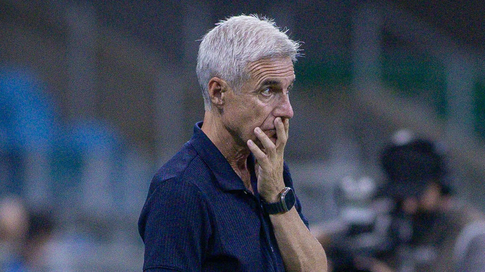 Luis Castro aprovou a chegada de meia do Palmeiras – Foto: Maxi Franzoi/AGIF