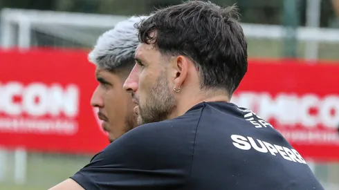 Calleri treinando no São Paulo – Foto: Erico Leonan/São Paulo FC
