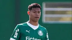 Luis Pacheco no Palmeiras. Foto: Fabio Menotti/Palmeiras