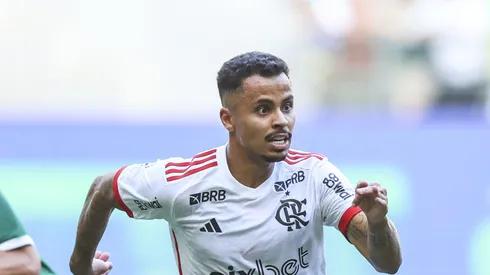 Allan em campo pelo Flamengo.