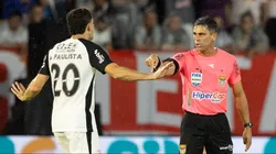 O arbitro Flavio Rodrigues de Souza durante partida entre Bragantino e Corinthians no estadio Cicero De Souza Marques pelo campeonato Paulista 2026. Foto: Joisel Amaral/AGIF
