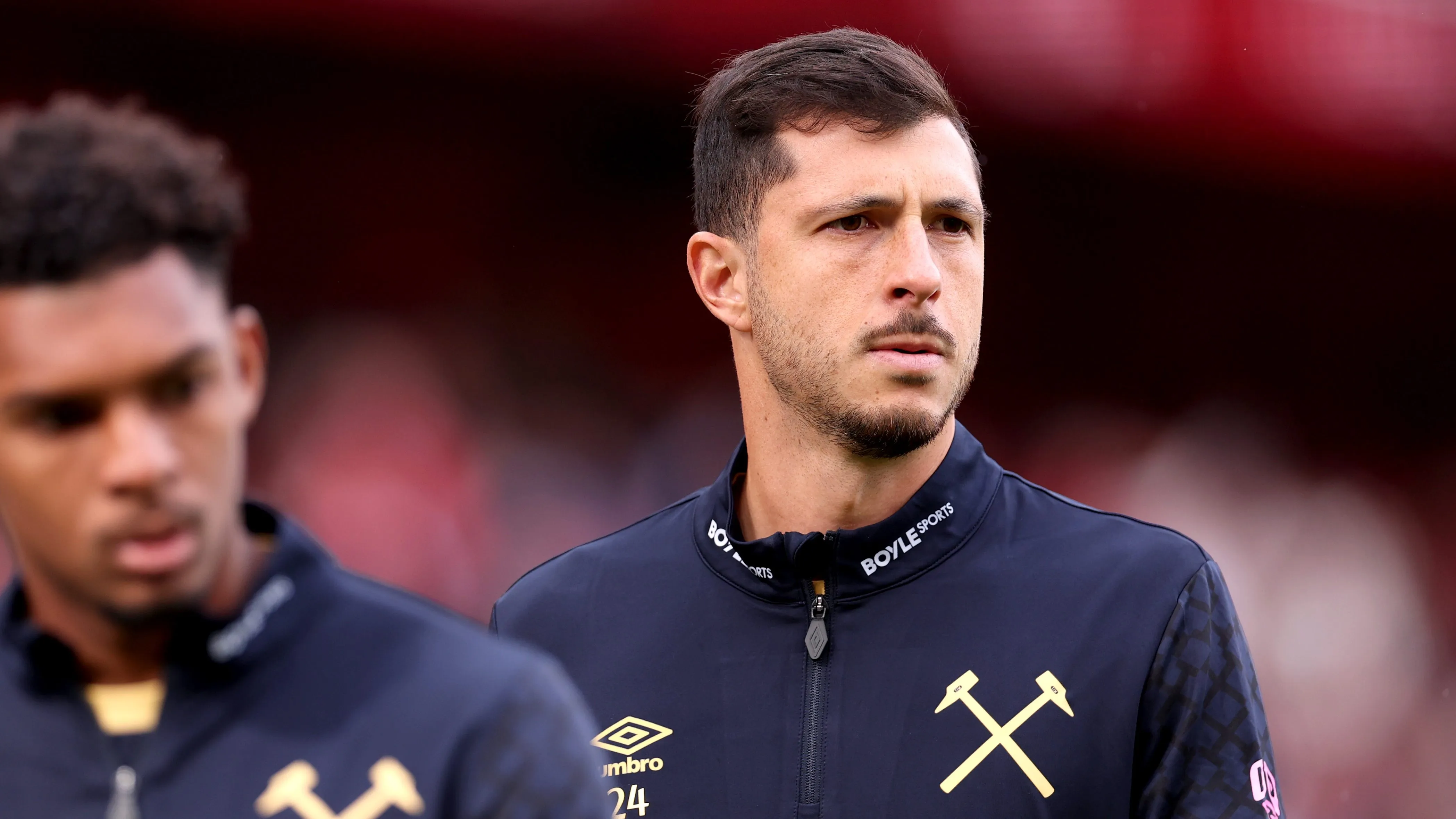 Guido Rodríguez está no West Ham atualmente - (Photo by Alex Pantling/Getty Images).