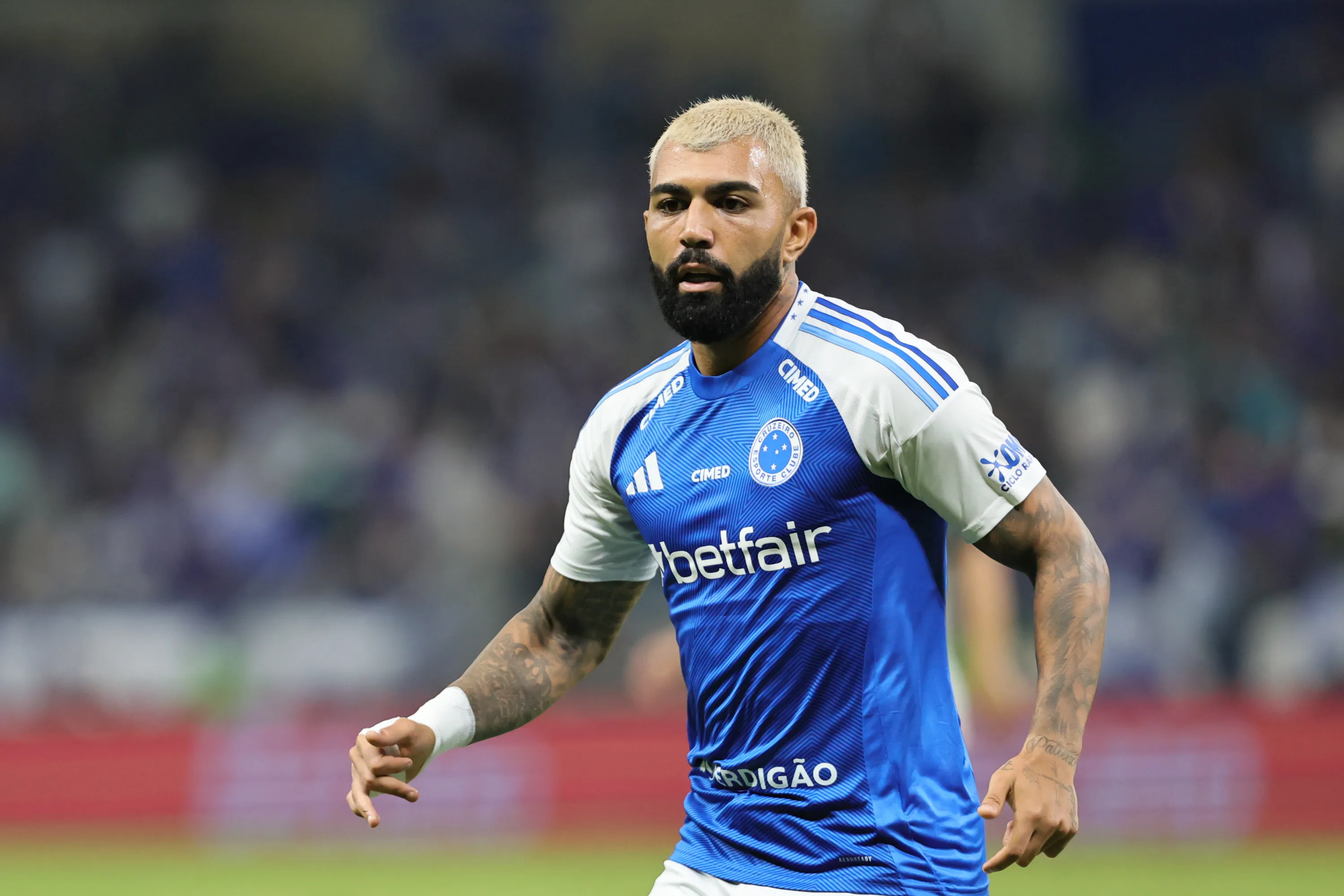 Gabriel Barbosa Gabigol jogador do Cruzeiro durante partida contra o Corinthians no estadio Mineirao pelo campeonato Copa Do Brasil 2025. Foto: Gilson Lobo/AGIF