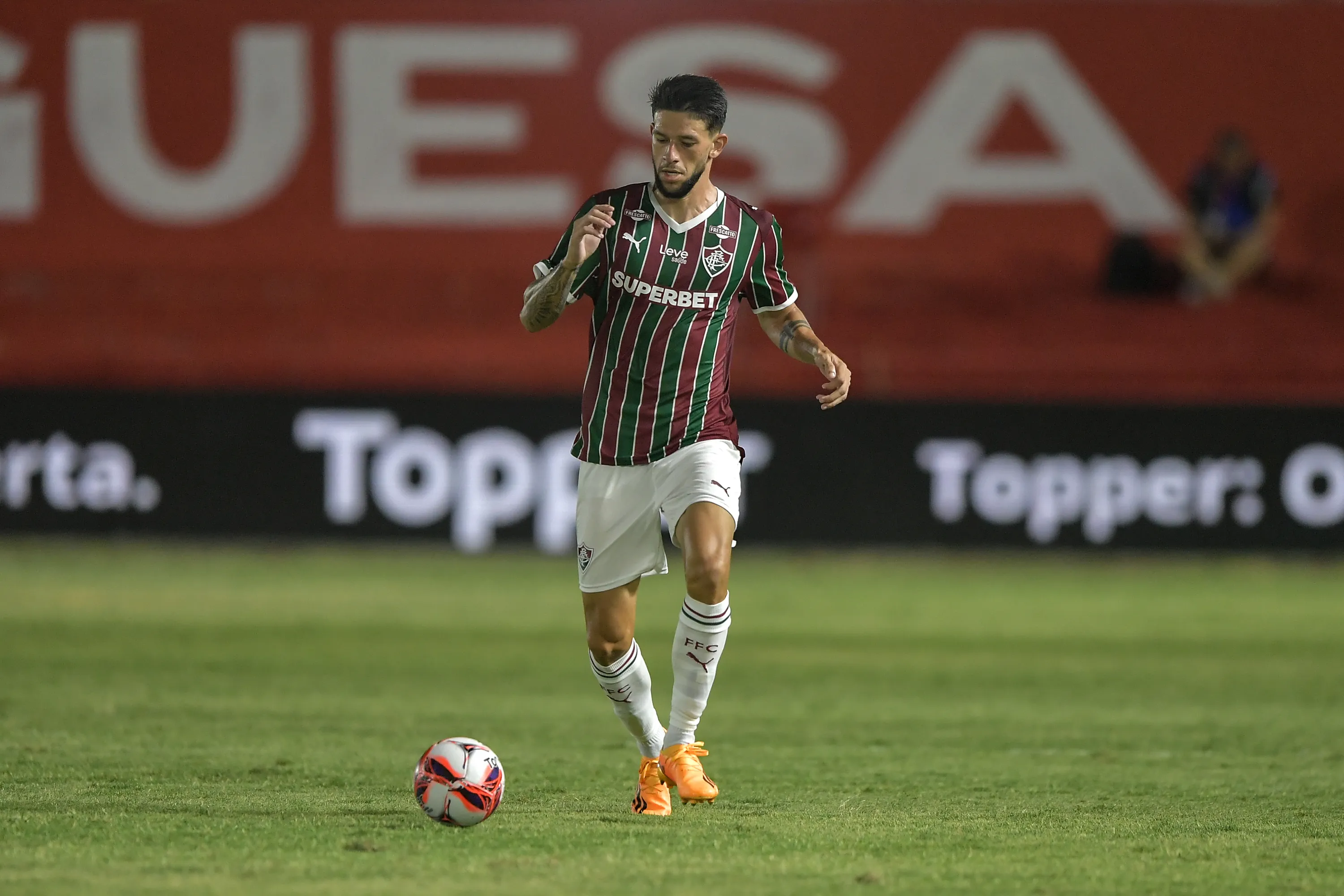 Jemmes durante partida pelo Fluminense. Foto: Thiago Ribeiro/AGIF