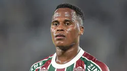 Arias jogador do Fluminense durante partida contra o Cruzeiro no estadio Maracana pelo campeonato Brasileiro A 2025. Foto: Thiago Ribeiro/AGIF