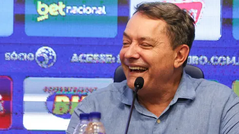 Pedro Lourenço em coletiva de imprensa
