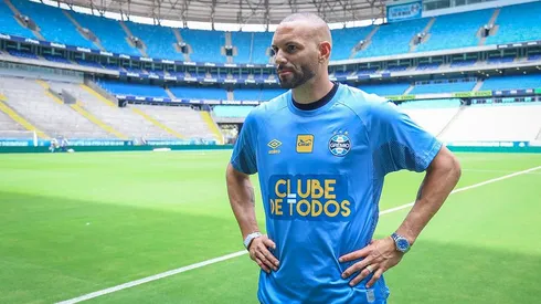 Weverton chega para ser titular no Grêmio. Foto: Lucas Uebel/Grêmio FBPA
