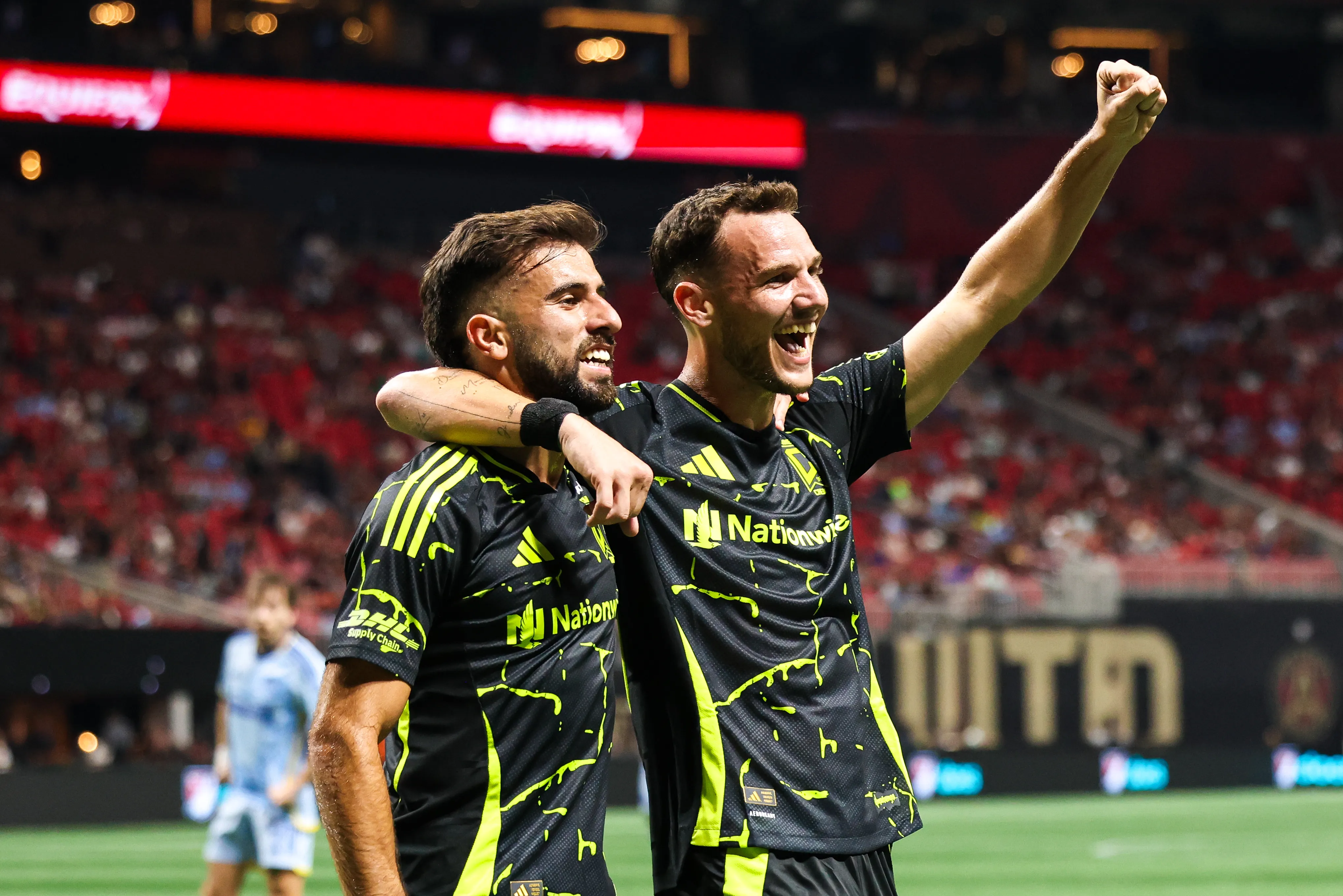 Diego comemorando gol marcado pelo Columbus Crew. Foto: Casey Sykes/Getty Images