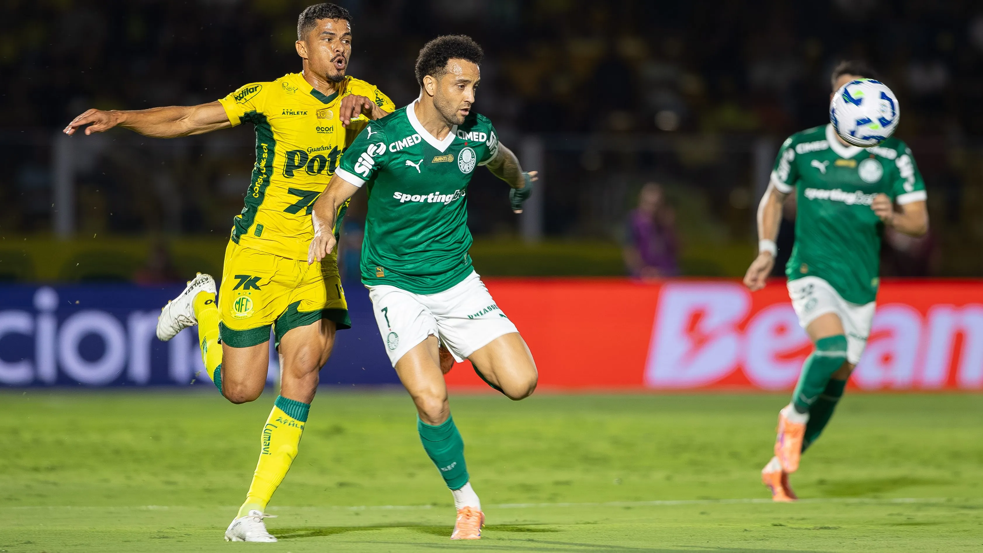 Palmeiras X Mirassol. Foto: Joisel Amaral/AGIF