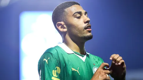 Riquelme Fillipi em campo pelo Palmeiras. Foto: Marco Miatelo/AGIF
