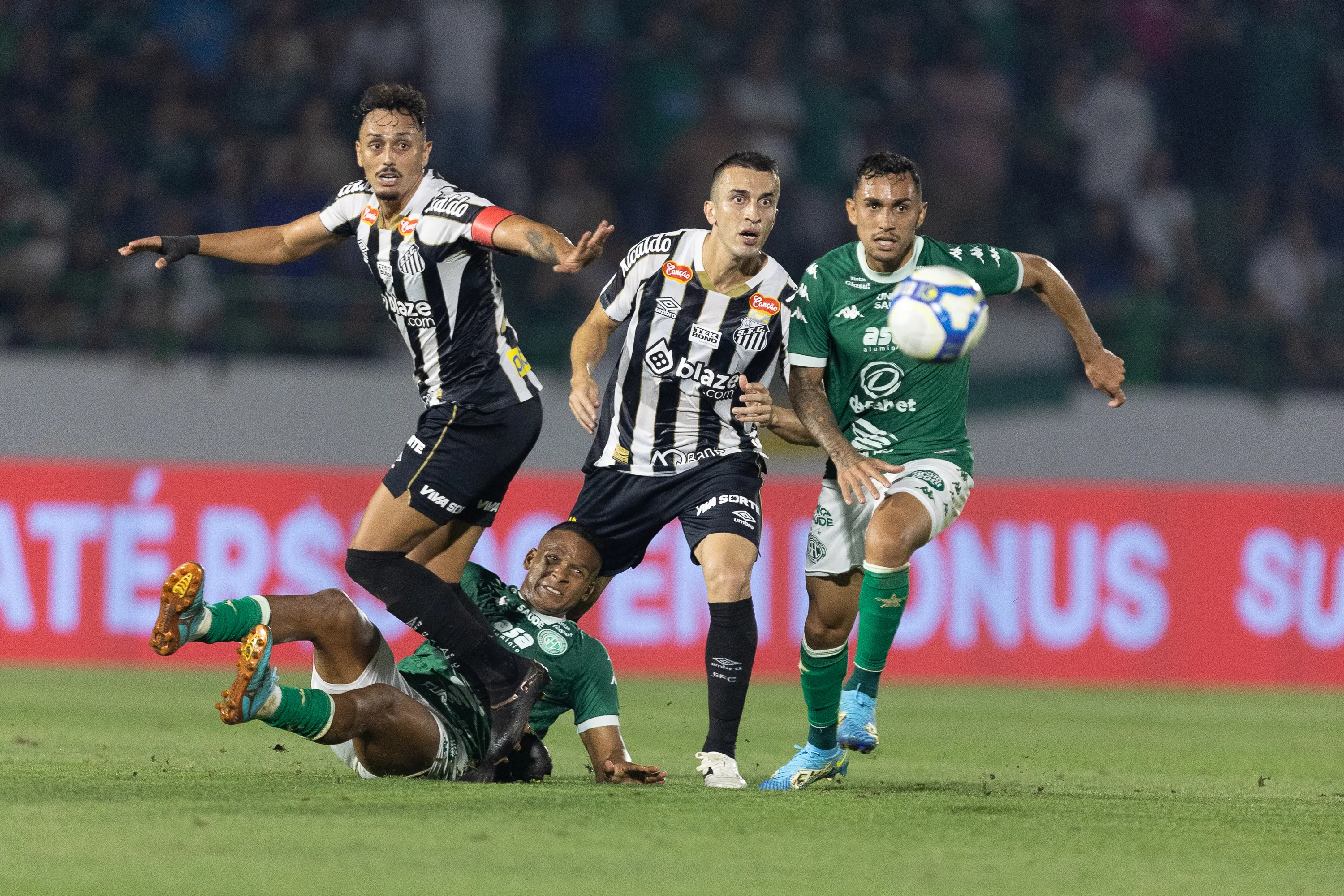 Última visita do Santos ao Brinco de Ouro foi pela Série B, em 2024. Foto: Diogo Reis/AGIF