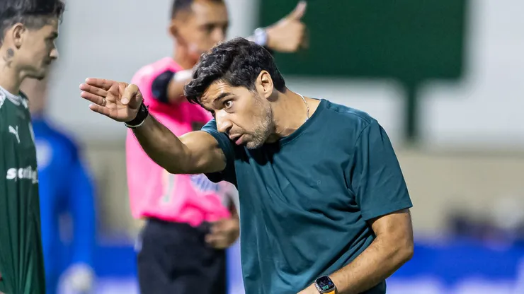Abel durante o último clássico diante do Santos. Foto: Jhony Inacio/Ag.Paulistão