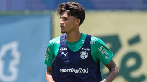 Larson vem ganhando espaço entre os profissionais. Foto: Fabio Menotti/Palmeiras
