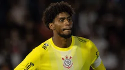 Hugo goleiro do Corinthians durante partida contra o Bragantino. Foto: Joisel Amaral/AGIF