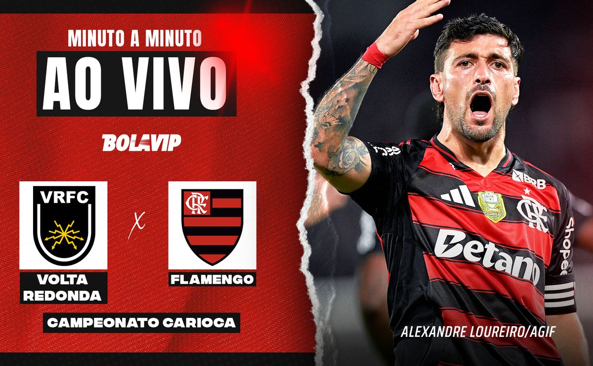 Volta Redonda x Flamengo AO VIVO – Campeonato Carioca 2026 em tempo real