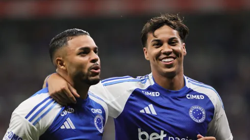 Kaio Jorge jogador do Cruzeiro comemora gol durante partida contra o Uberlandia no estadio Mineirao pelo campeonato Mineiro 2026. Foto: Gilson Lobo/AGIF
