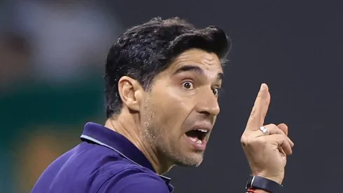 Abel Ferreira em partida pelo Palmeiras
