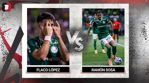 Flaco López e Ramon Sosa participaram do gol do Palmeiras em Barueri FOTOS: Fabio Giannelli/AGIF
