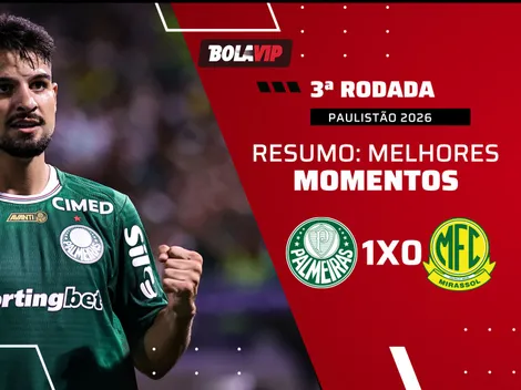 Flaco López brilha e Palmeiras vence o Mirassol pelo Paulistão 2026