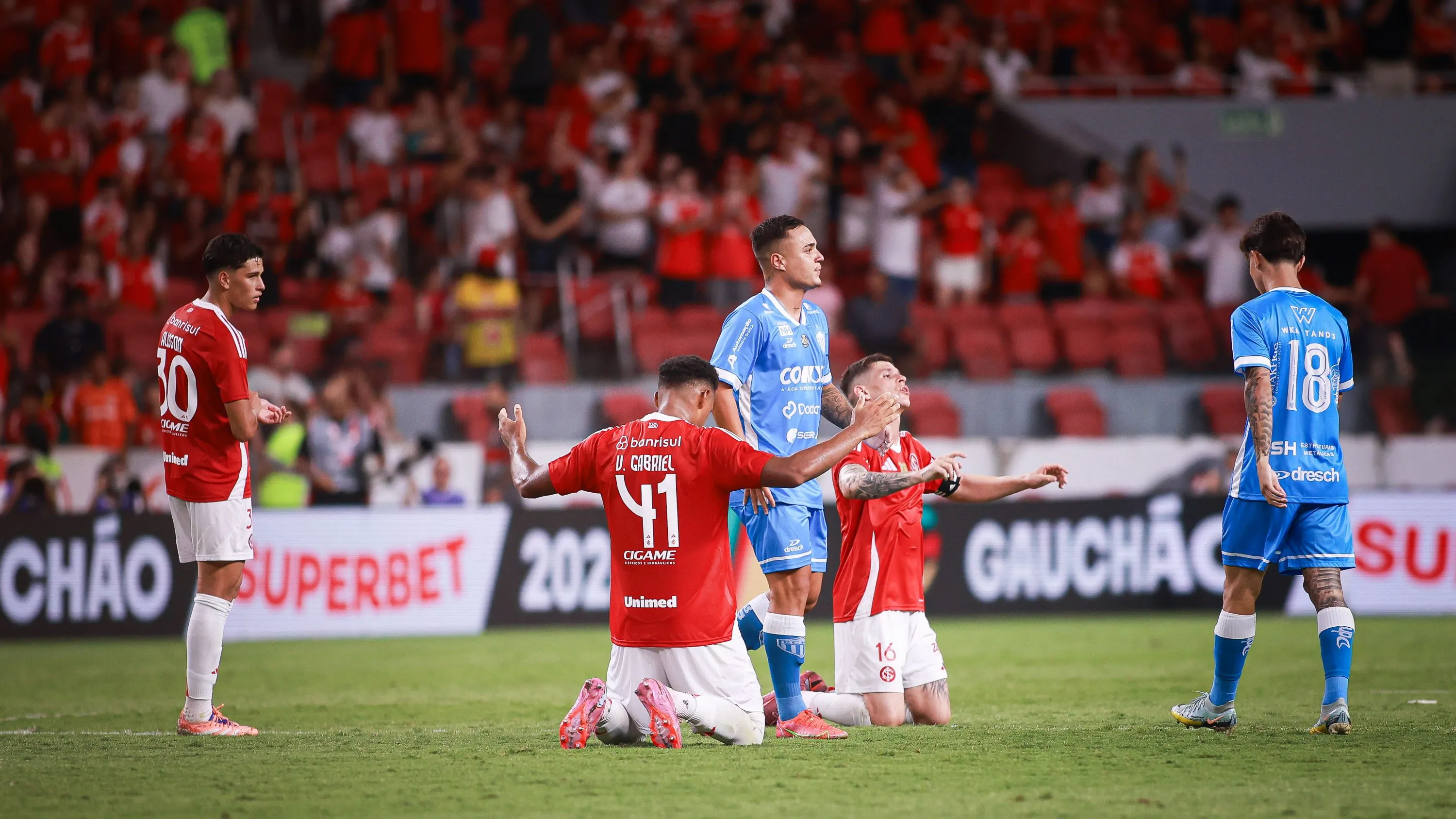 Inter venceu o Novo Hamburgo na primeira rodada. Foto: Maxi Franzoi/AGIF