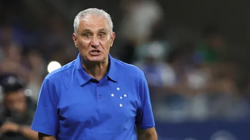 Tite no comando do Cruzeiro. Foto: Gilson Lobo/AGIF
