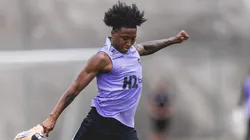 Preciado durante treino pelo Atlético-MG. Foto: Pedro Souza/Atlético-MG