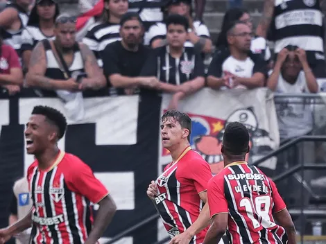 Corinthians está perdendo clássico para o São Paulo com gol de Tapia