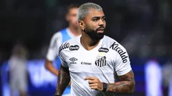 SP - BARUERI - 14/01/2026 - PAULISTA 2026, PALMEIRAS X SANTOS - Gabi jogador do Santos durante aquecimento antes da partida contra o Palmeiras no estadio Arena Barueri pelo campeonato Paulista 2026. Foto: Ettore Chiereguini/AGIF