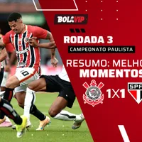 Corinthians e São Paulo empatam por 1 a 1 pelo Paulistão