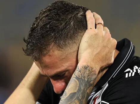 Vegetti se despede do Vasco em lágrimas